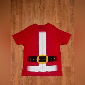 Holiday Time Santa Claus T Shirt Men’s Size XL Red New With Tags Funny!